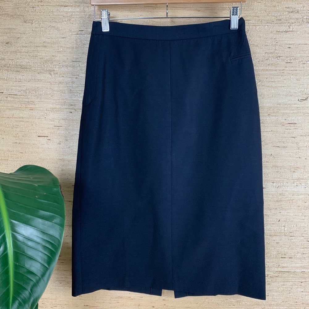 Club Monaco Navy  Pencil Skirt  Sz 2
